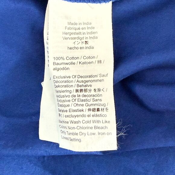 MADEWELL Melody Scoopback Smocked Midi Dress Petite PL Blue Moon A-Line NWT B61 - Picture 6 of 7